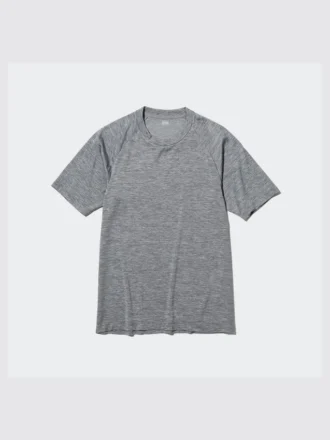 T-shirt à col rond et manches courtes DRY-EX pour homme (imprimé)