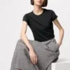 T-shirt court AIRism Soft pour femme