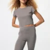 T-shirt court AIRism Soft pour femme