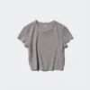 T-shirt court AIRism Soft pour femme