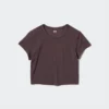 T-shirt court Ultra Stretch AIRism pour femme