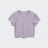 T-shirt court Ultra Stretch AIRism pour femme