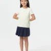 T-shirt à côtes pour enfant | Fleur