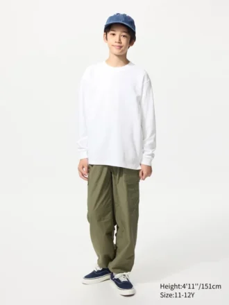 T-shirt en coton AIRism pour enfants | T-shirts manches longues