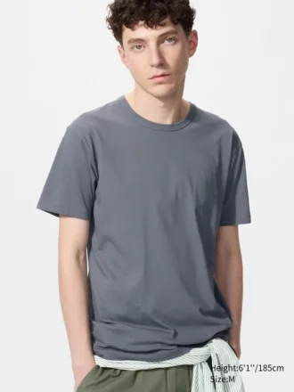 T-shirt en coton AIRism pour homme