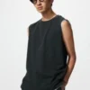 T-shirt en coton AIRism pour homme | Sans manches
