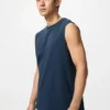 T-shirt en coton AIRism pour homme | Sans manches