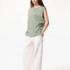 T-shirt en coton AIRism pour homme | Sans manches