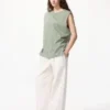 T-shirt en coton AIRism pour homme | Sans manches