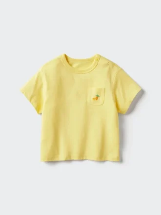 T-shirt en coton Baby Baby AIRism | Patch T-shirt en coton Baby Baby AIRism | Patch