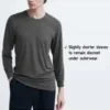 T-shirt en coton HEATTECH pour homme | Extra chaud