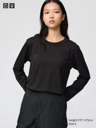 T-shirt en coton Supima pour femme | T-shirts manches longues