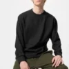 T-shirt en molleton tricoté doux pour homme