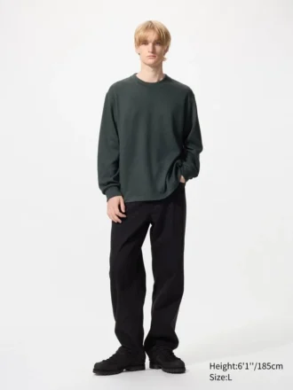 T-shirt en molleton tricoté doux pour homme