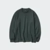 T-shirt en molleton tricoté doux pour homme