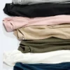 T-shirt en polaire tricotée douce pour femme | T-shirts manches longues
