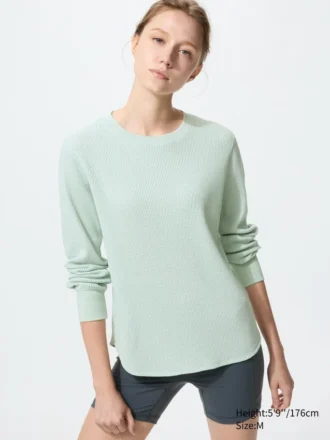 T-shirt gaufré pour femme