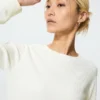 T-shirt gaufré pour femme