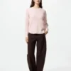 T-shirt gaufré pour femme