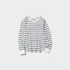 T-shirt gaufré pour femme | Rayé
