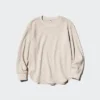 T-shirt gaufré pour femme | T-shirts manches longues