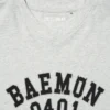 T-shirt graphique court Babymonster UT pour femme | Col en V