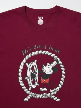 T-shirt graphique Disney Art Ut pour homme | Steamboat Willie