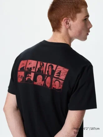 T-shirt graphique Mangas UT Shueisha 100e anniversaire pour homme | Naruto