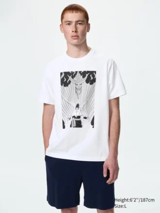T-shirt graphique Mangas UT Shueisha 100e anniversaire pour homme | Naruto
