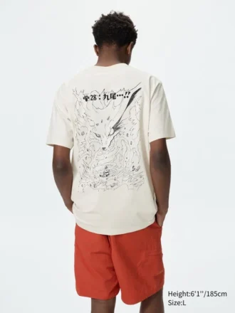 T-shirt graphique Mangas UT Shueisha 100e anniversaire pour homme | Naruto
