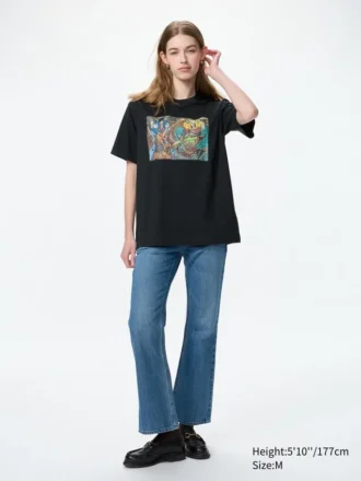 T-shirt graphique Mangas UT Shueisha 100e anniversaire pour homme | Naruto