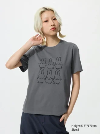T-shirt graphique Miffy in Bloom UT pour femme