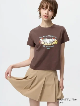 T-shirt graphique Mofusand UT pour femme
