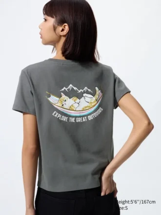 T-shirt graphique Mofusand UT pour femme