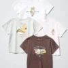 T-shirt graphique Mofusand UT pour femme