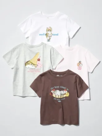 T-shirt graphique Mofusand UT pour femme