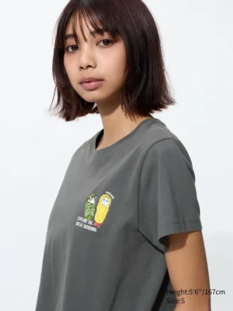 T-shirt graphique Mofusand UT pour femme