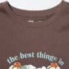 T-shirt graphique Mofusand UT pour femme