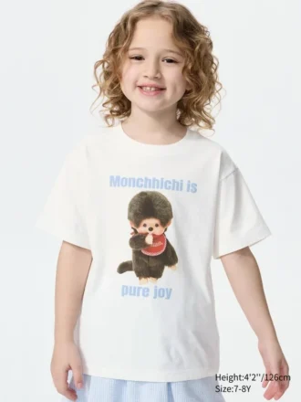 T-shirt graphique Monchhichi UT pour enfants