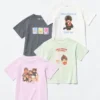 T-shirt graphique Monchhichi UT pour enfants