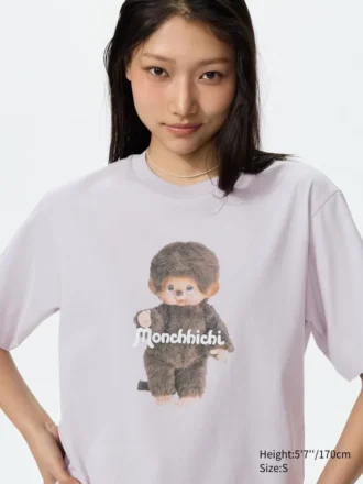 T-shirt graphique Monchhichi UT pour femme