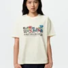 T-shirt graphique Pop Mart UT pour femme