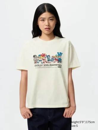 T-shirt graphique Pop Mart UT pour femme