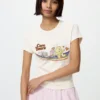 T-shirt graphique pour femme « Cheerful Characters UT »