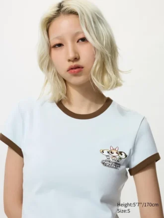 T-shirt graphique pour femme « Cheerful Characters UT »