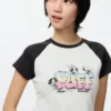 T-shirt graphique pour femme « Cheerful Characters UT »