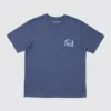 T-shirt graphique unisexe bleu Ut Ukiyo-E
