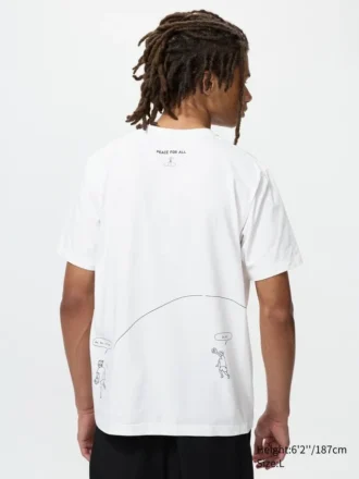 T-shirt graphique unisexe « Peace for All » | Hideki Kuriyama