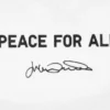 T-shirt graphique unisexe « Peace for All » | Julian Opie