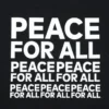 T-shirt graphique unisexe « Peace for All » | Kashiwa Sato